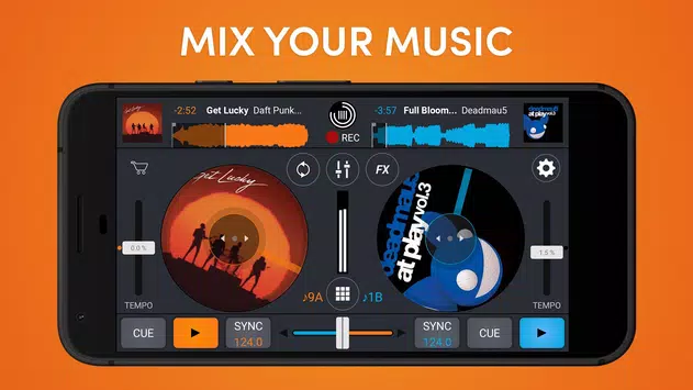 Cross DJ dj mixer app screen 2