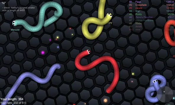 slither.io screen 3