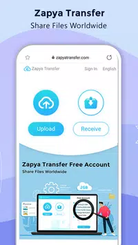 Zapya File Transfer, Share screen 3