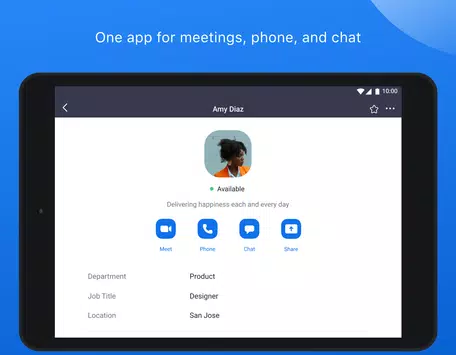 ZOOM Cloud Meetings screen 8